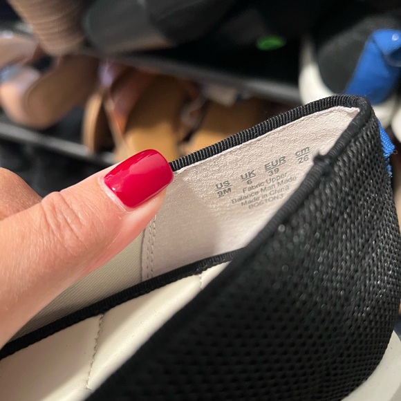 Franco Sarto Black Slip-On Sneakers with Blue Accent - Picture 7 of 7